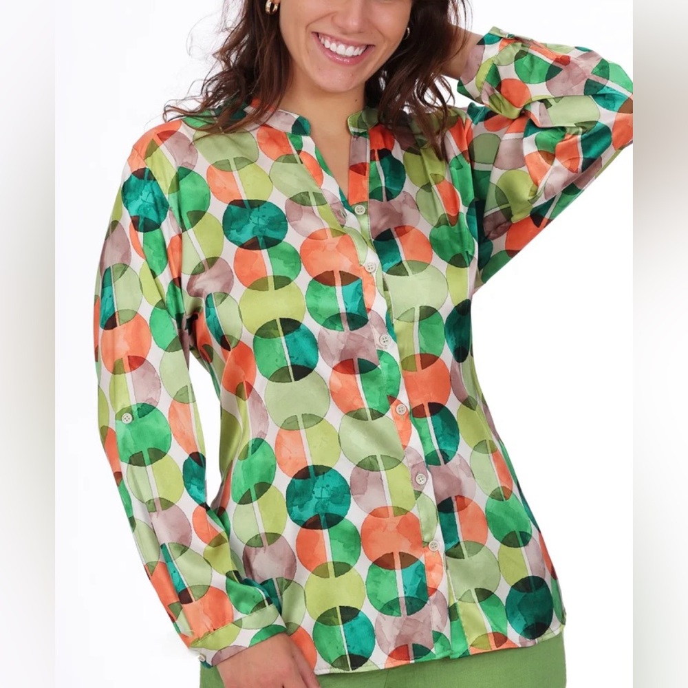 🌼 NESS COLOURFUL BLOUSE